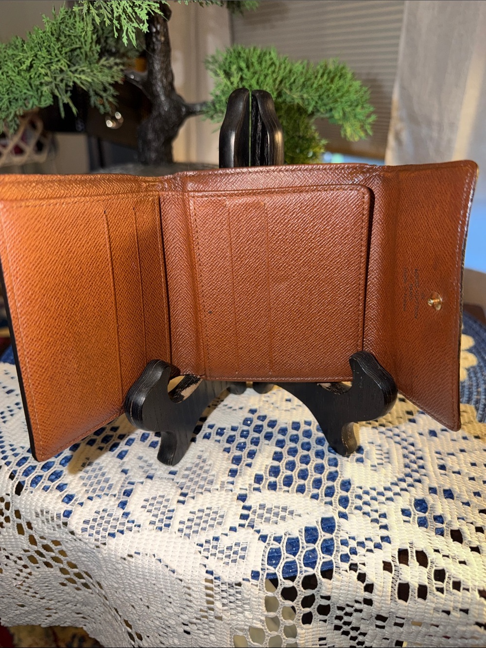 Brown Monogram Compact Wallet - Picture 7 of 11